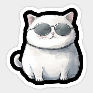 Cool Cat Sticker